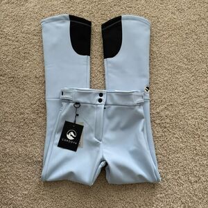 Cordova Ski Pants Saint Moritz Frost Blue Size Medium NWT Waterproof snow pants